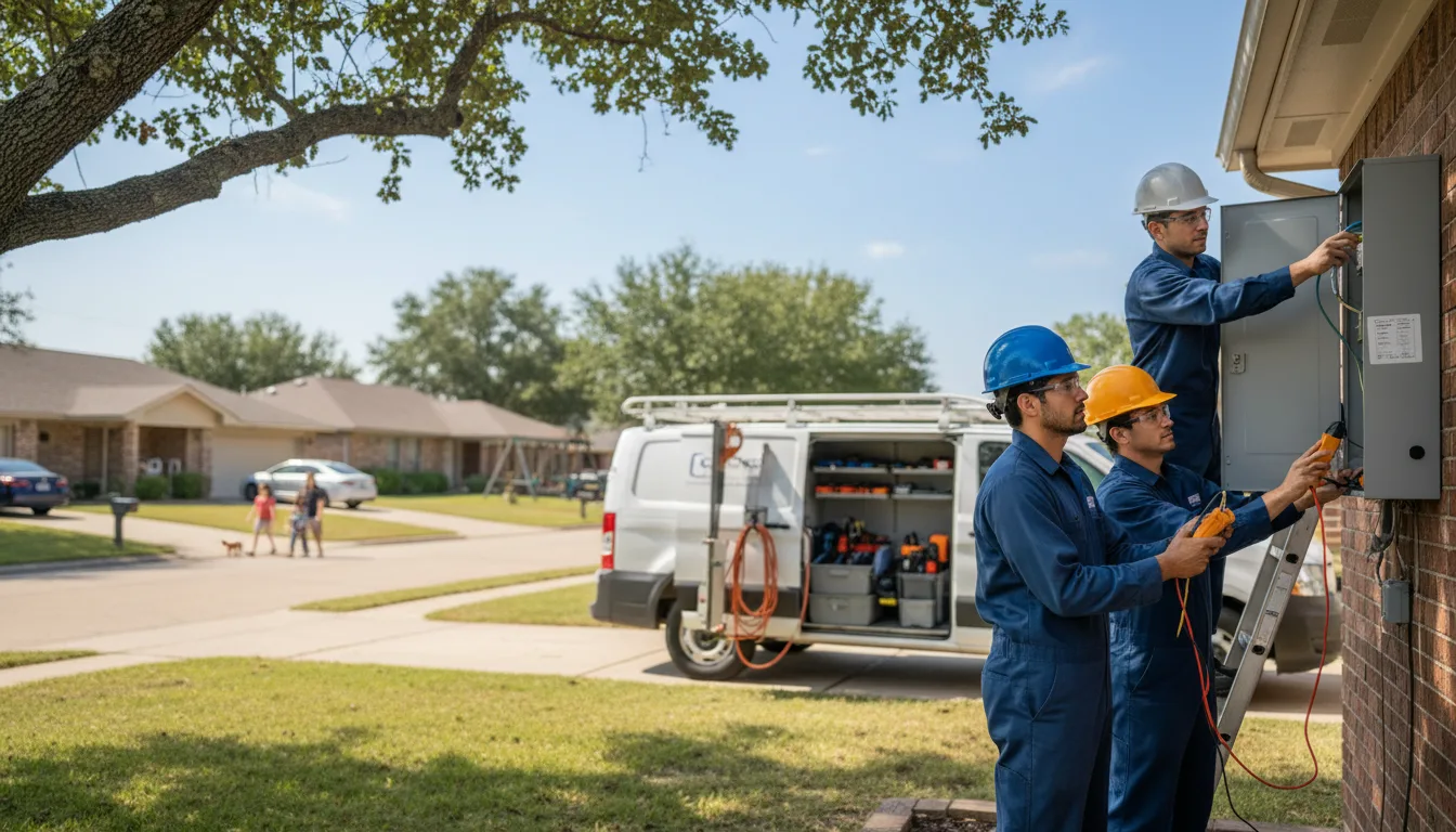 Certified electrician providing emergency electrical services in Palmyra, IN